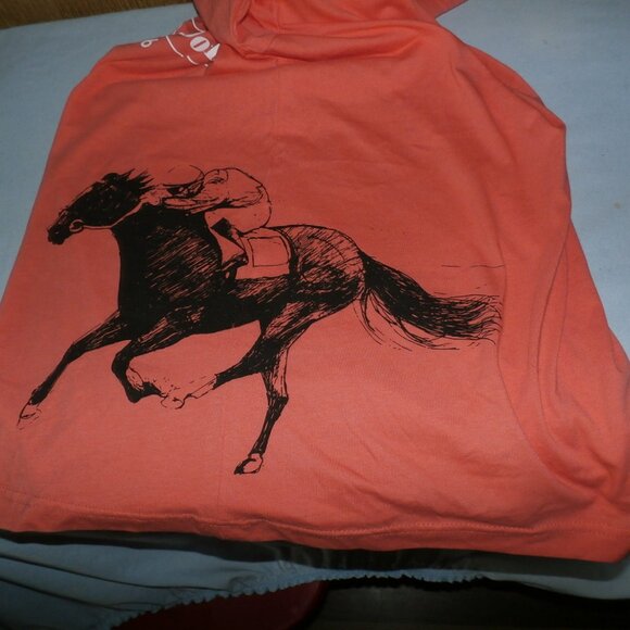 New Next Level Gray Tampa Bay Downs Thoroughbred Racing   T-Shirt Med - Picture 5 of 7